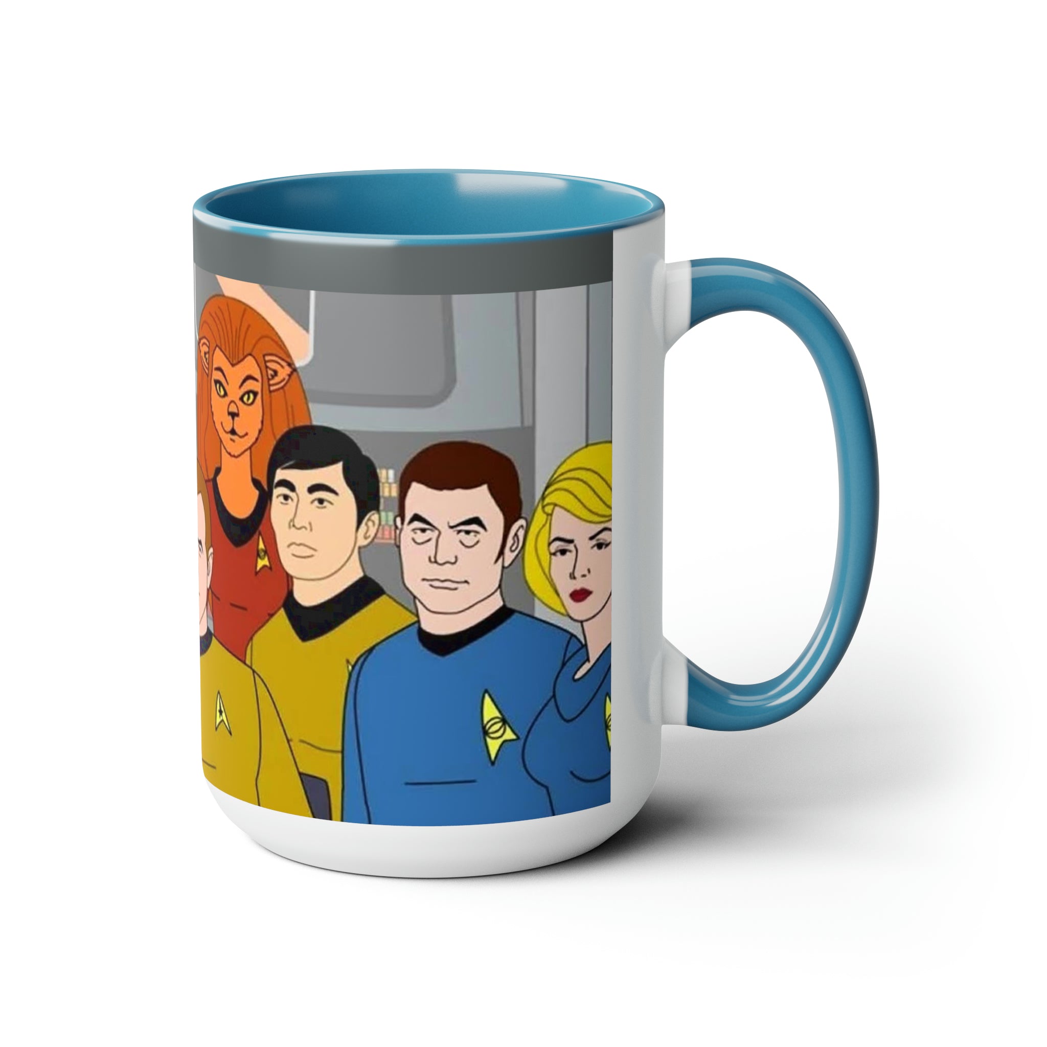 Star Trek Collection- White Ceramic Mug - Creations by Chris and Carlos